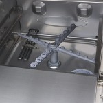 Πλυντήριο πιάτων κάτω πάγκου - 50 x 50 cm - με αντλία λαμπρυντικού - ψηφιακή οθόνη - 400V MAX-09211005